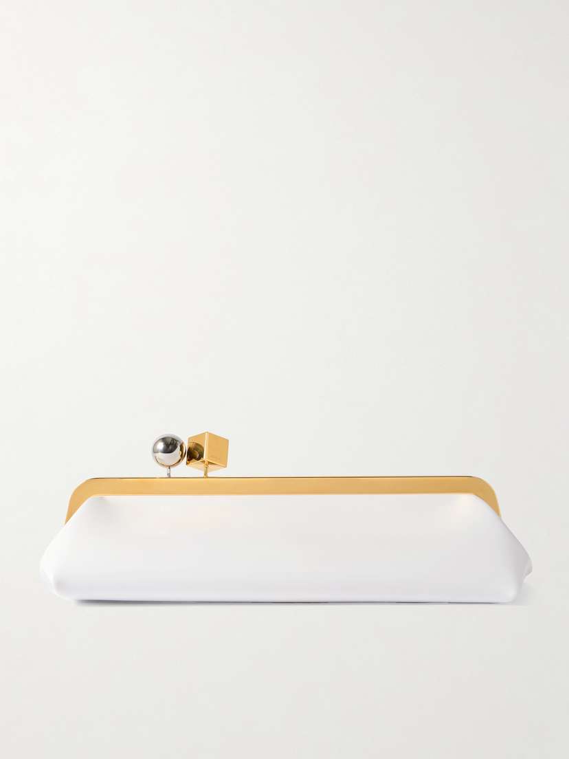 Jacquemus Le Salon Leather Clutch