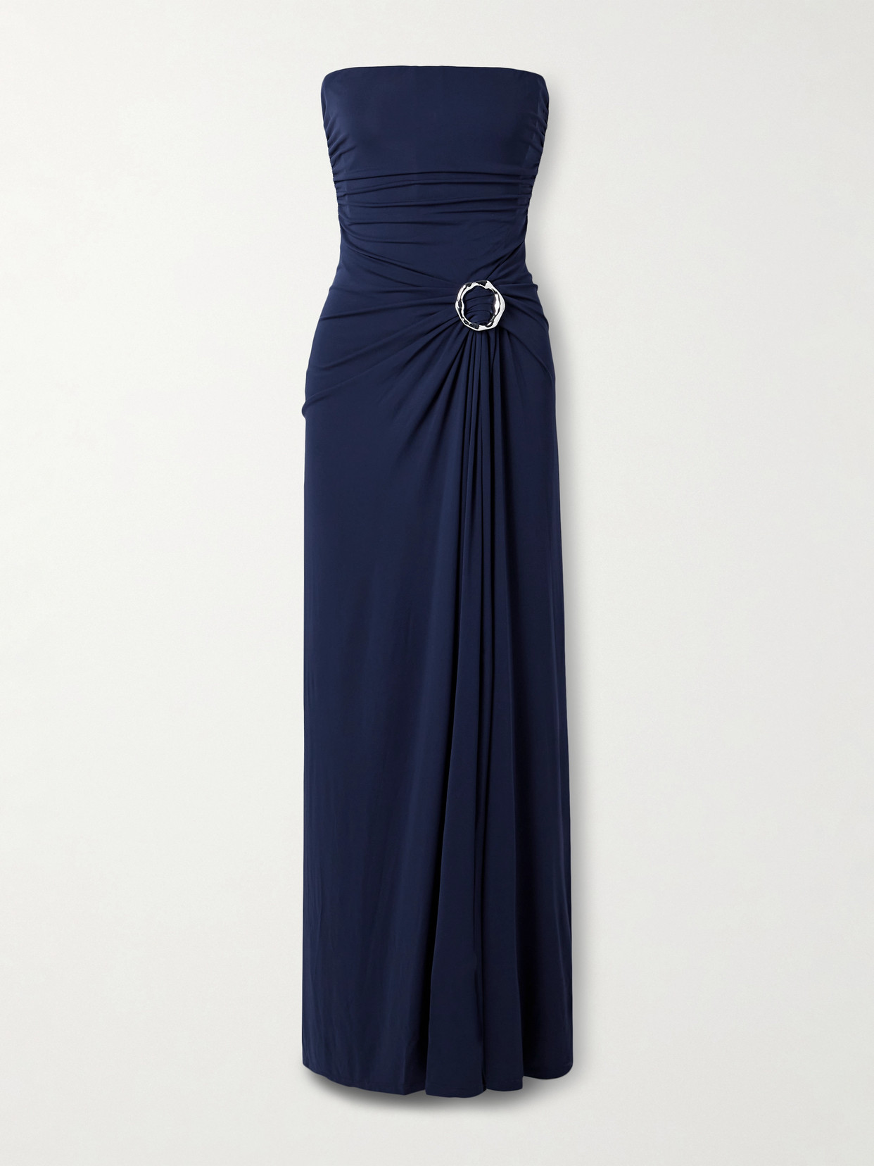 Simkhai Women's Emma Jersey Strapless Gown In Midnight In Blue