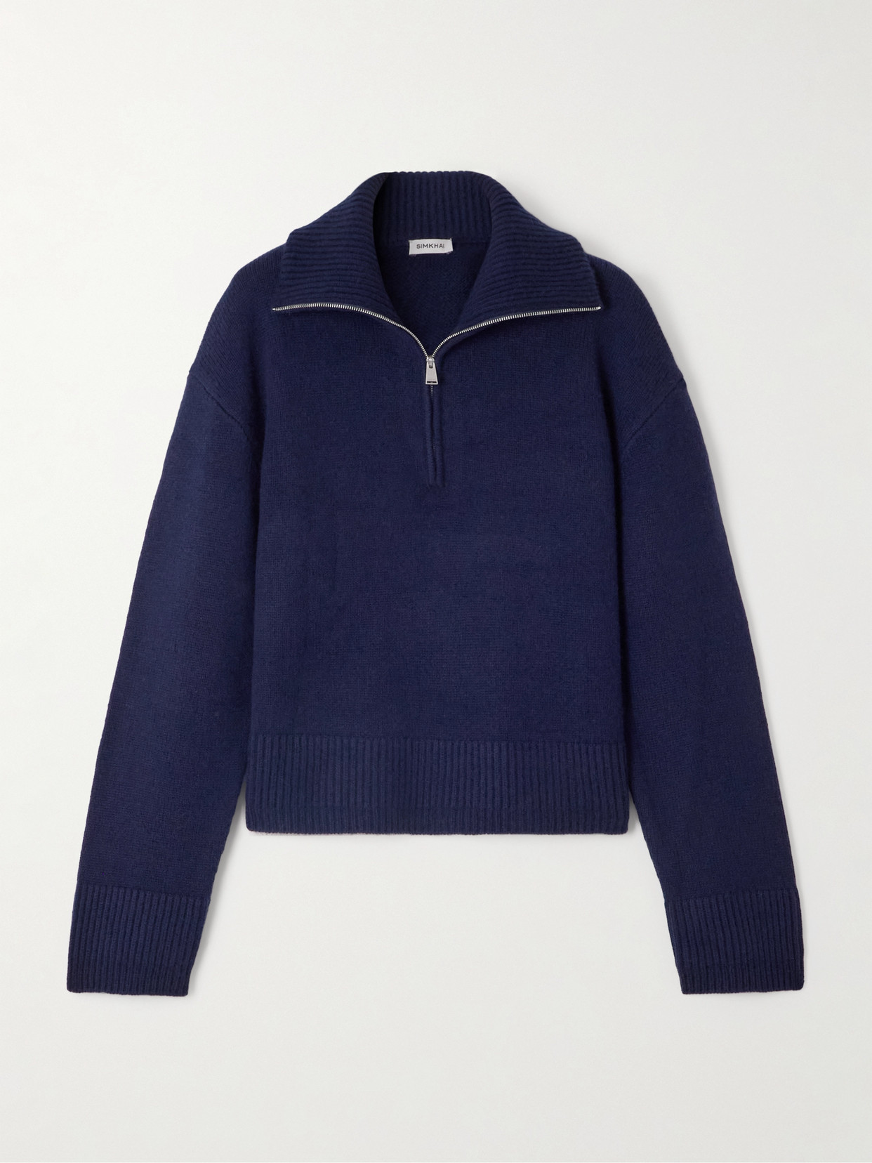 Simkhai Andes Ribbed Cashmere Sweater In Blue