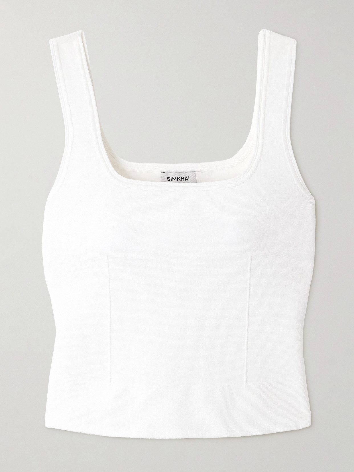 Simkhai Ramaina Stretch-knit Tank In White