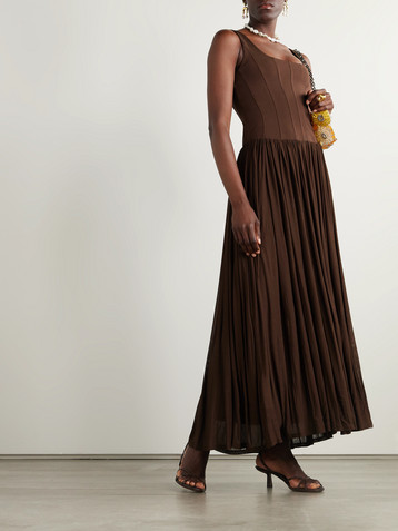 SIMKHAI Jamie jersey midi dress