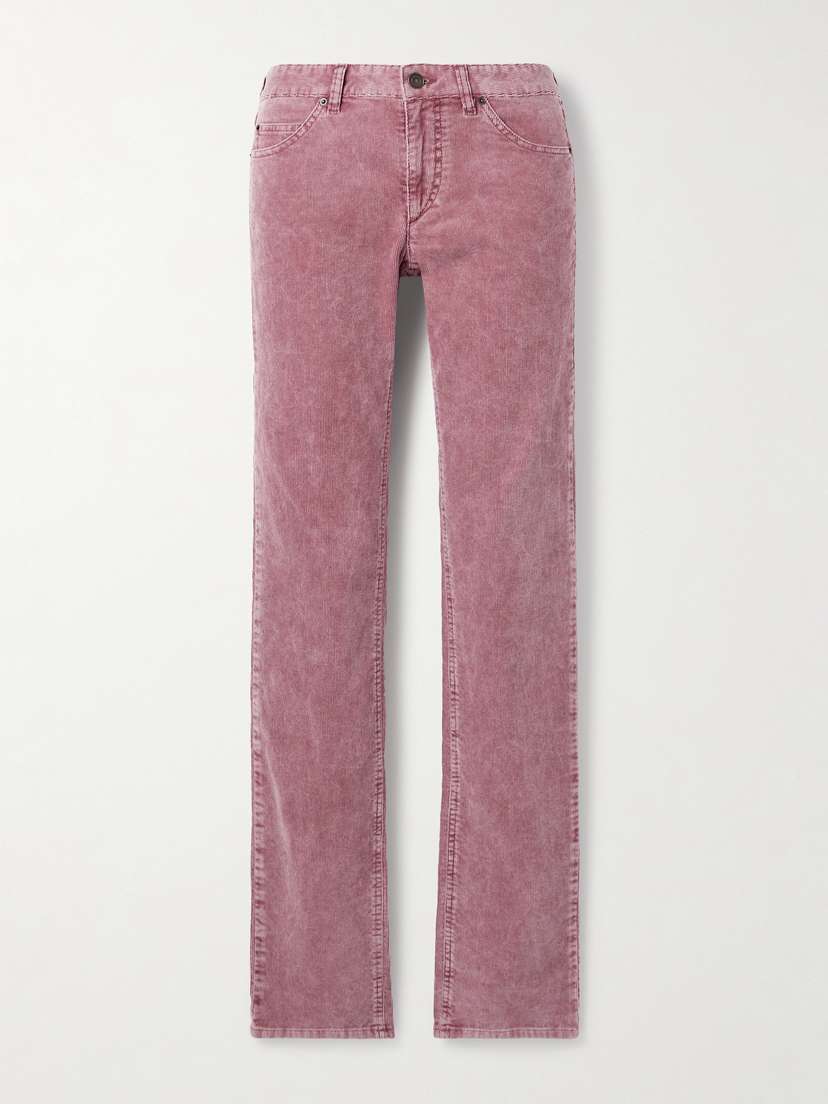 Marant Étoile Leniya Cotton-blend Corduroy Skinny Pants