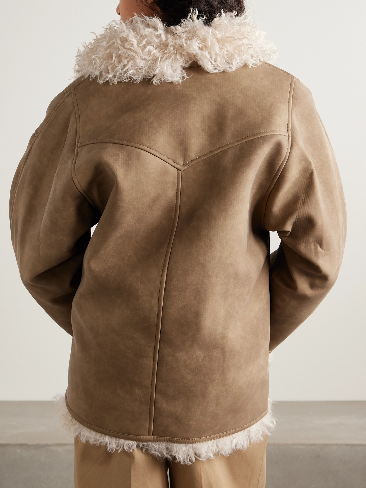 Isabel Marant Étoile Clara Fleece Vest In Brown