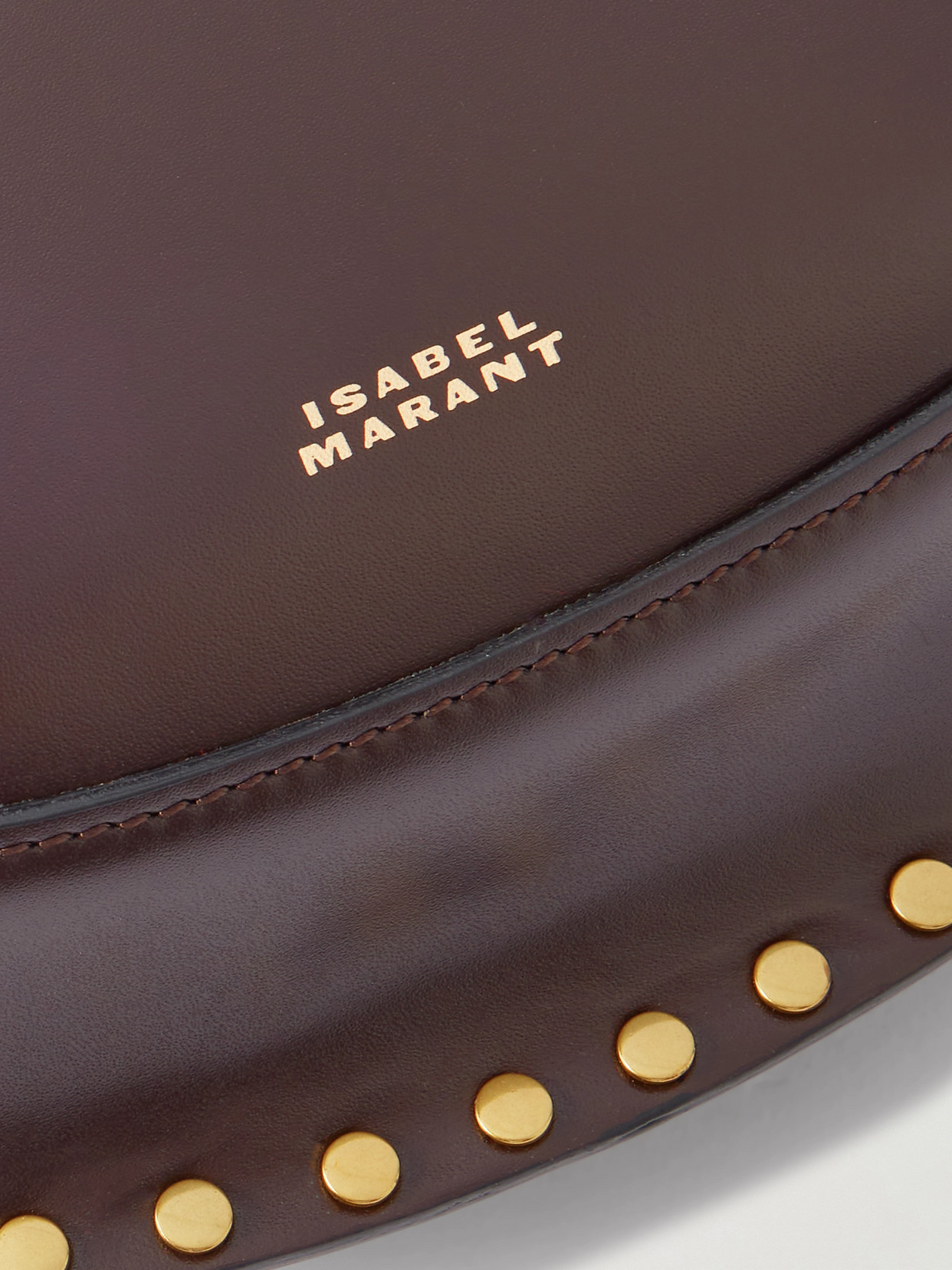 Oskan Moon Studded Shoulder Bag