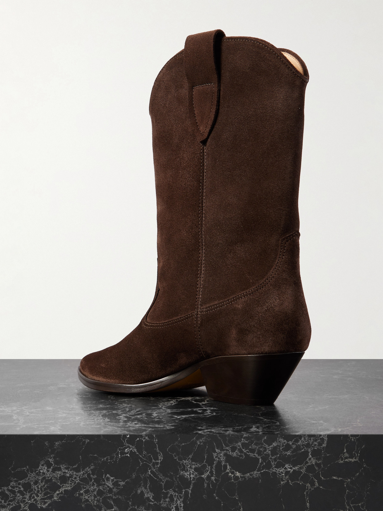 Isabel Marant Duerto Suede Boots In Brown