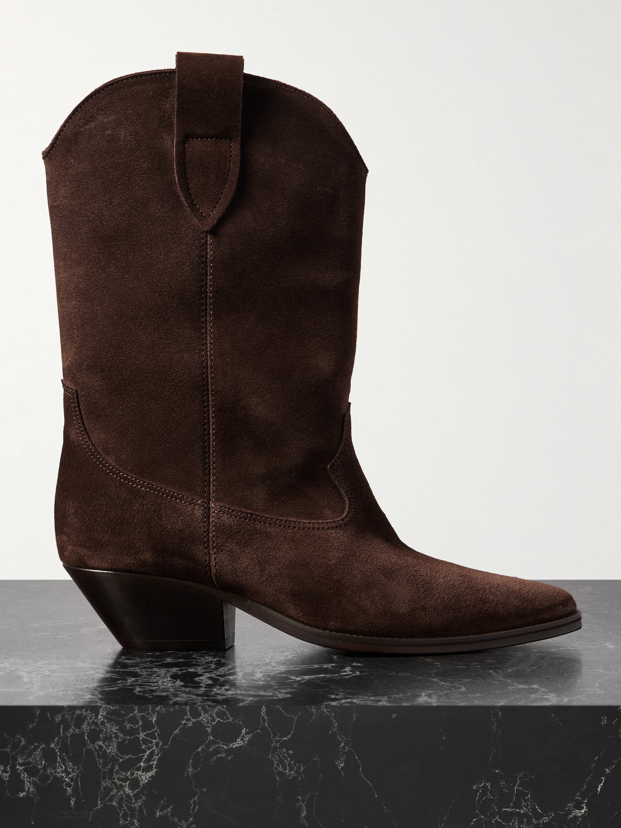 Isabel Marant Duerto Suede Boots In Brown