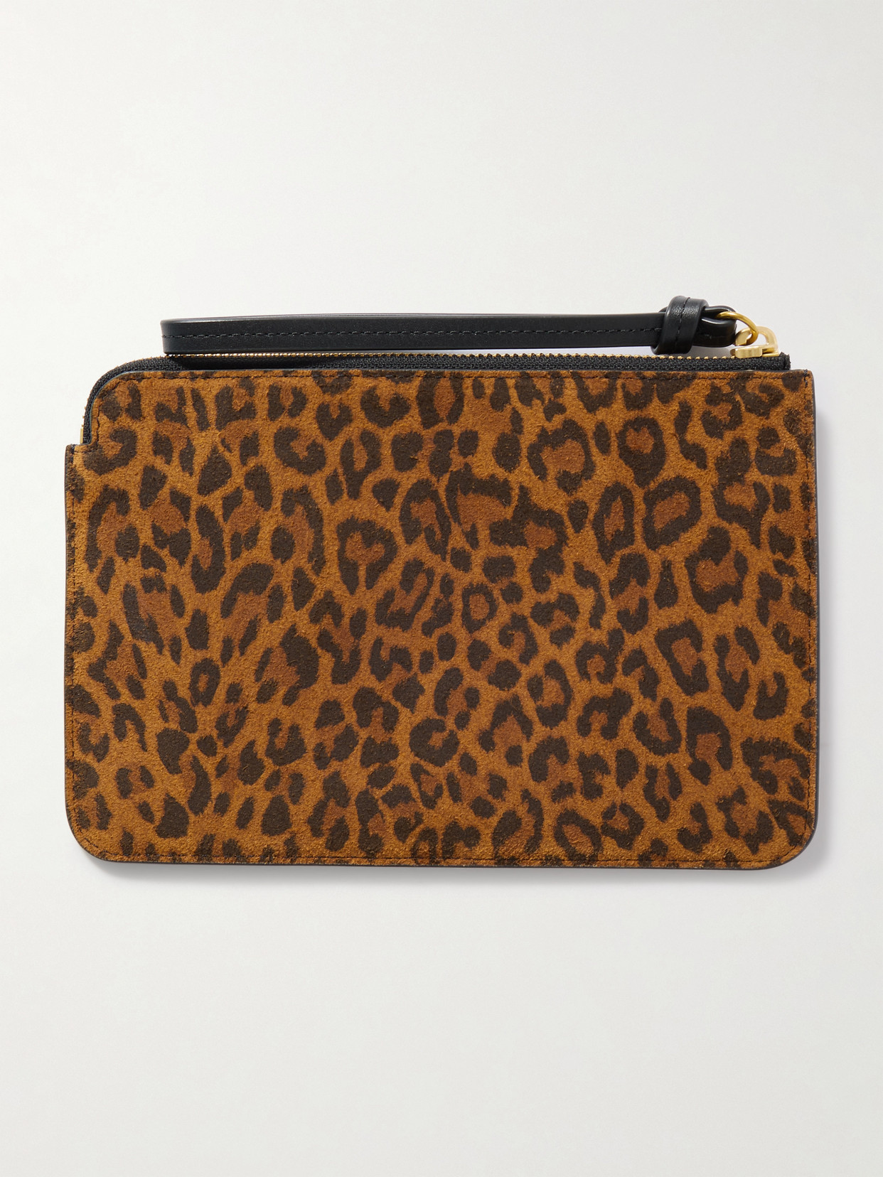 Isabel Marant Studded Leopard-print Leather Pouch In Multi