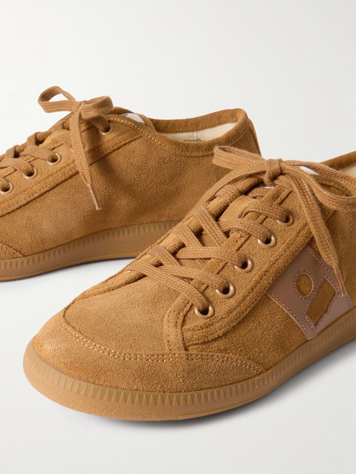 Isabel Marant Klyce Leather-trimmed Suede Sneakers