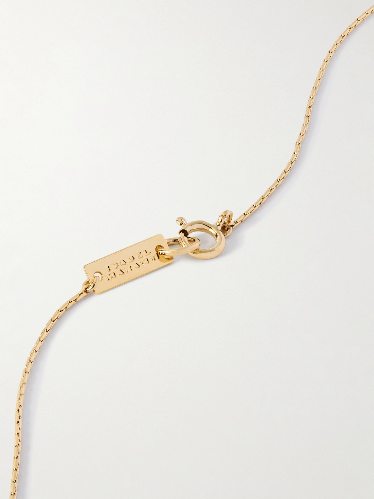Isabel Marant Shiny Day Gold-tone Necklace In Gold