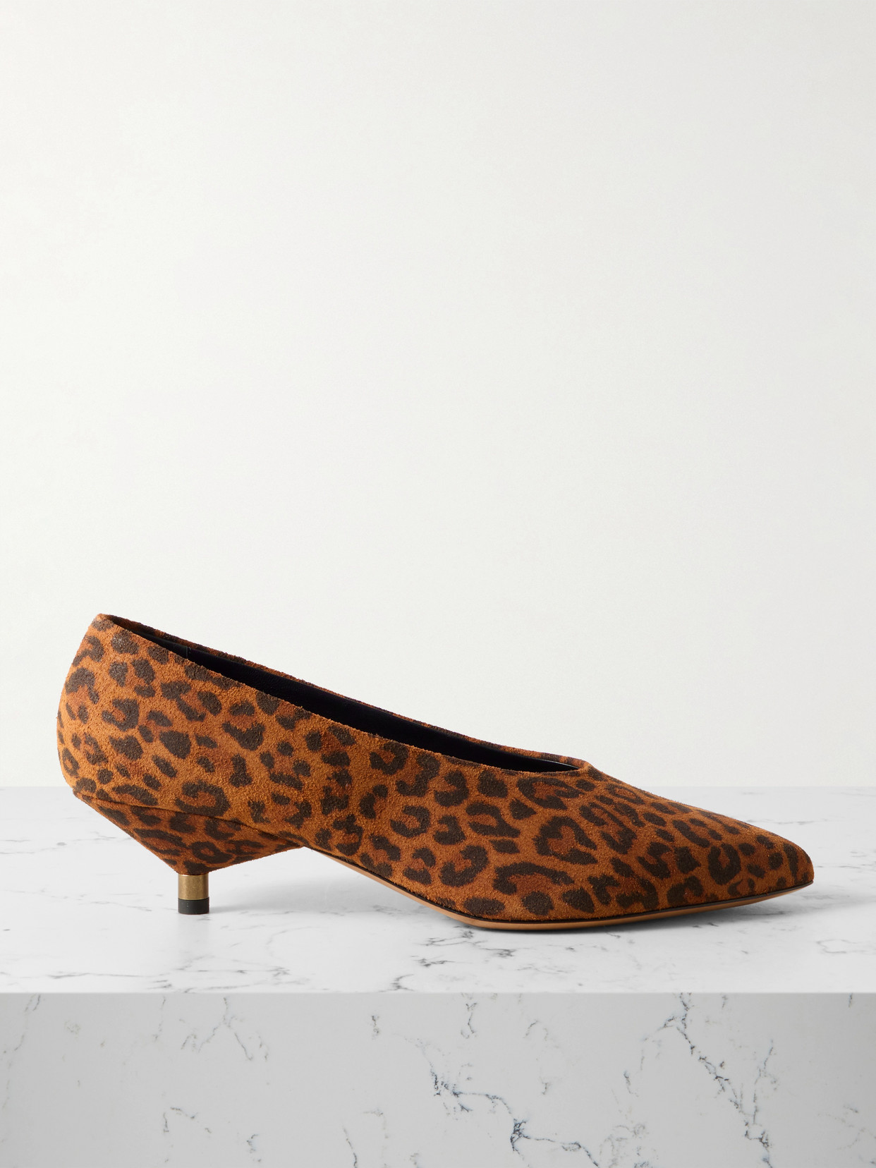 Isabel Marant Ebisa Leopard-print Suede Pumps