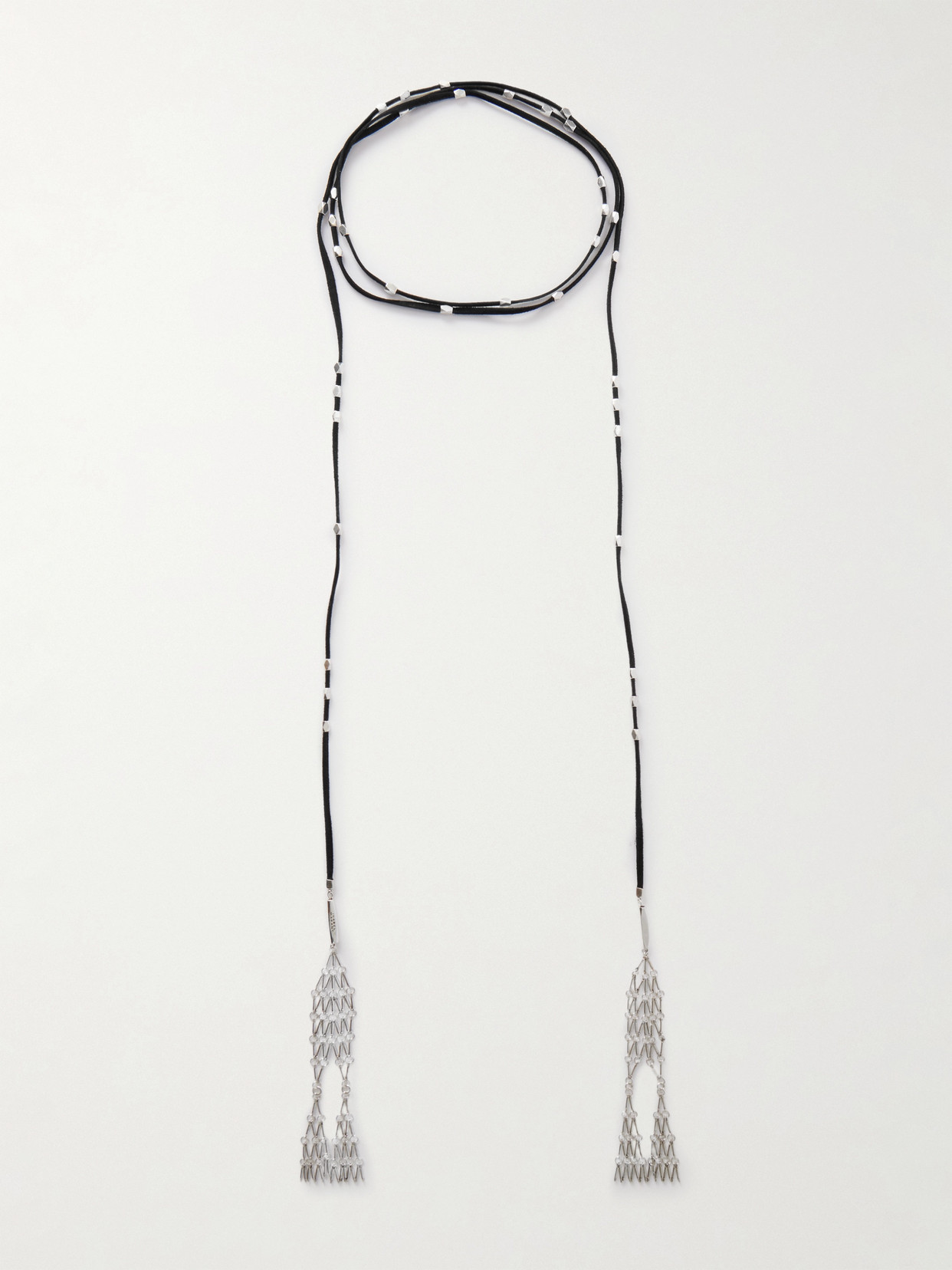Isabel Marant Leather And Silver-tone Necklace