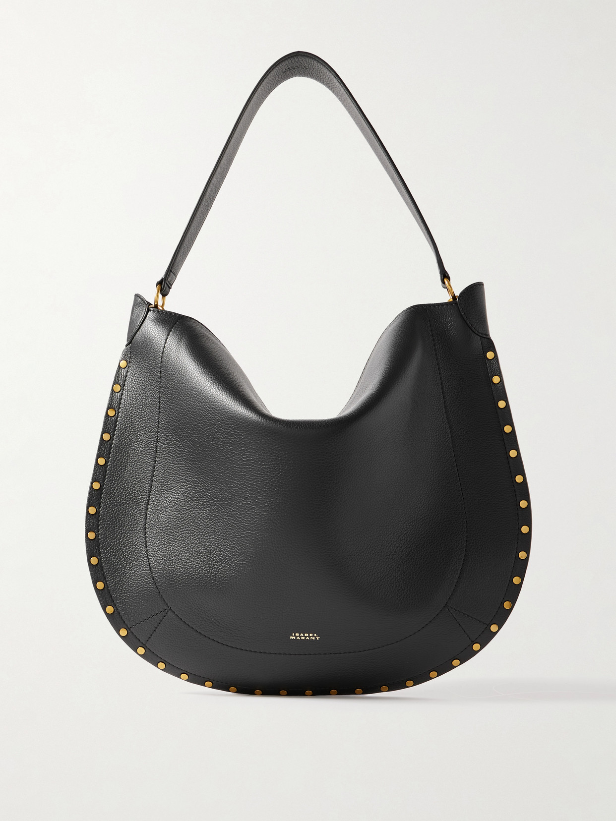 Isabel Marant Oskan Studded Leather Tote In Black