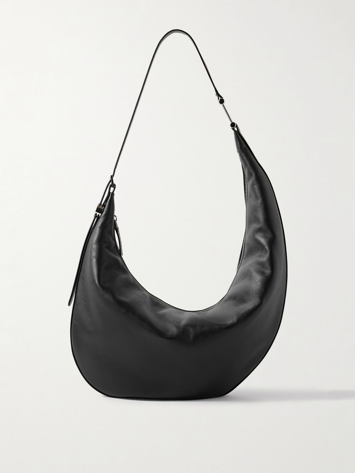 Marni Leather Shoulder Bag In Black