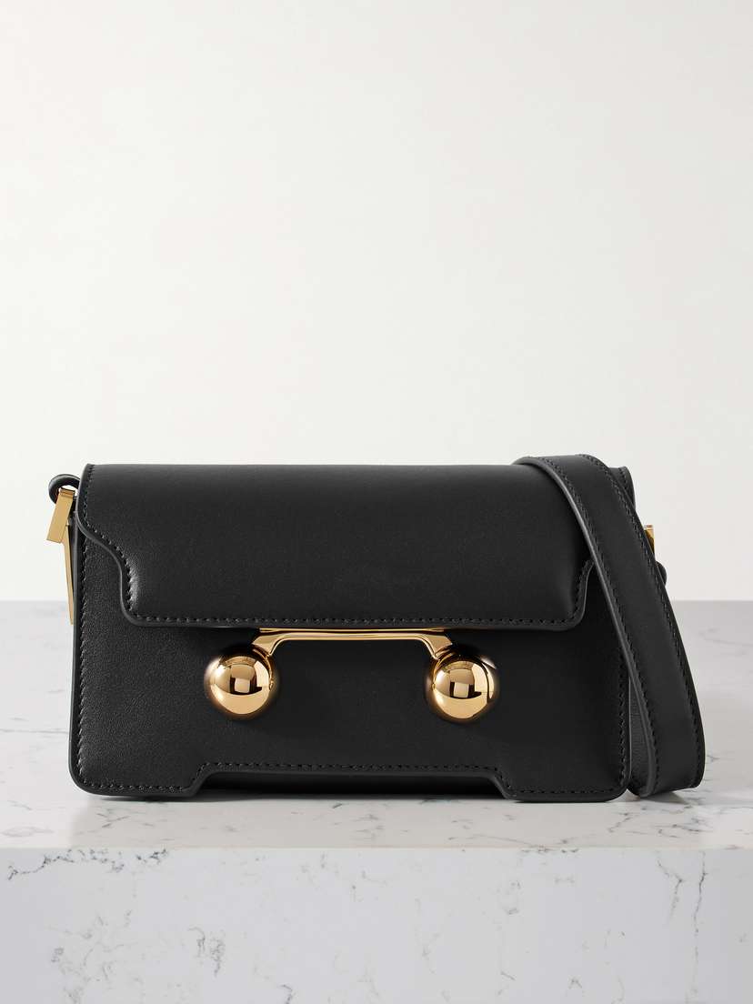 Marni Trunkaroo Mini Leather Shoulder Bag
