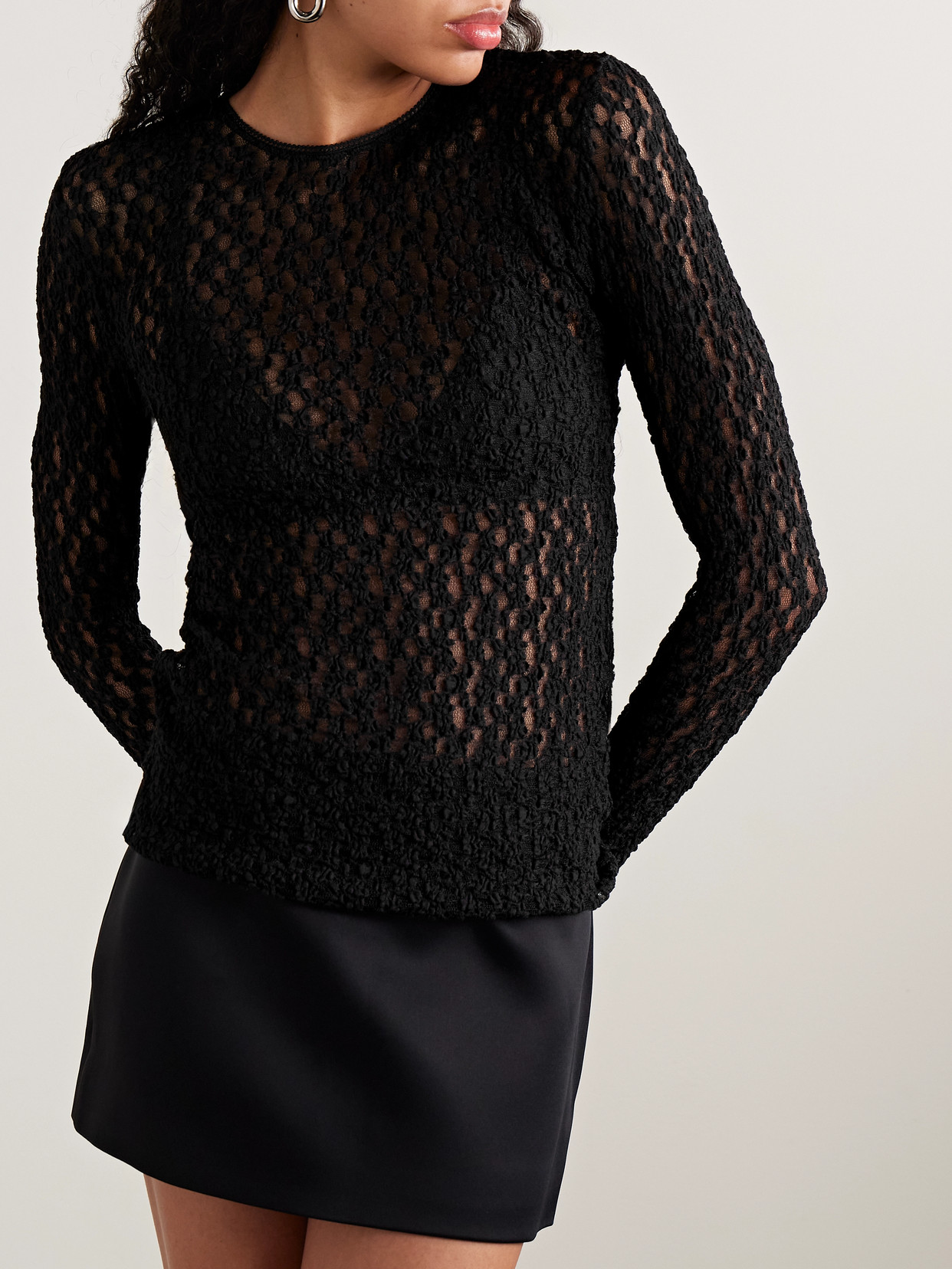 Isabel Marant Gaelle Popcorn-lace Top