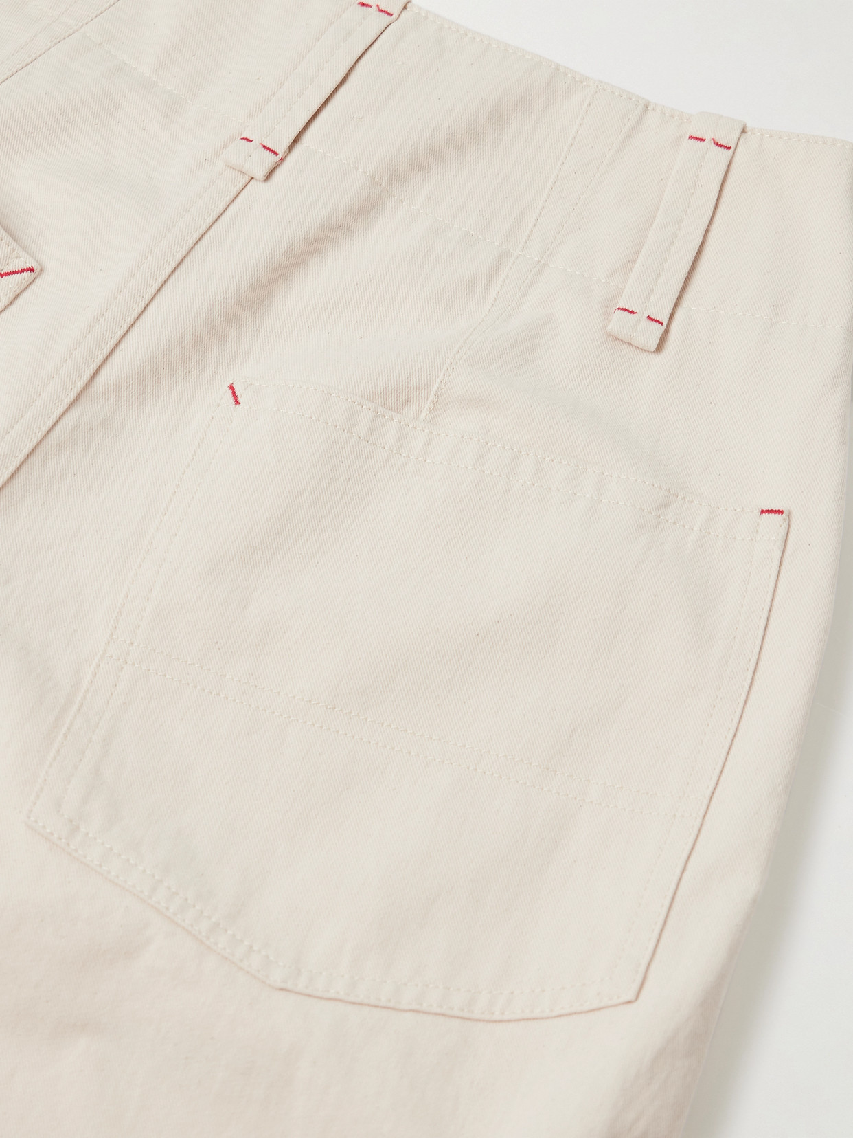 Isabel Marant Oumaya High-rise Barrel-leg Jeans In Neutral