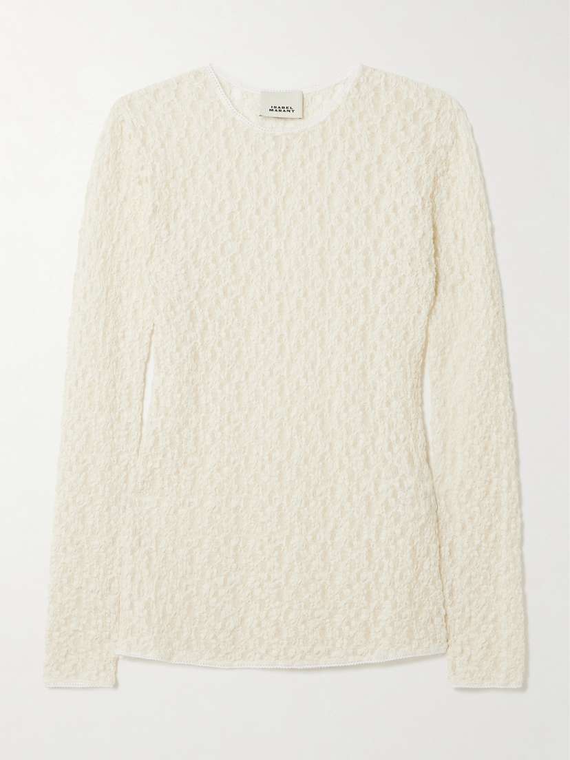 Isabel Marant Gaelle Popcorn Lace Top