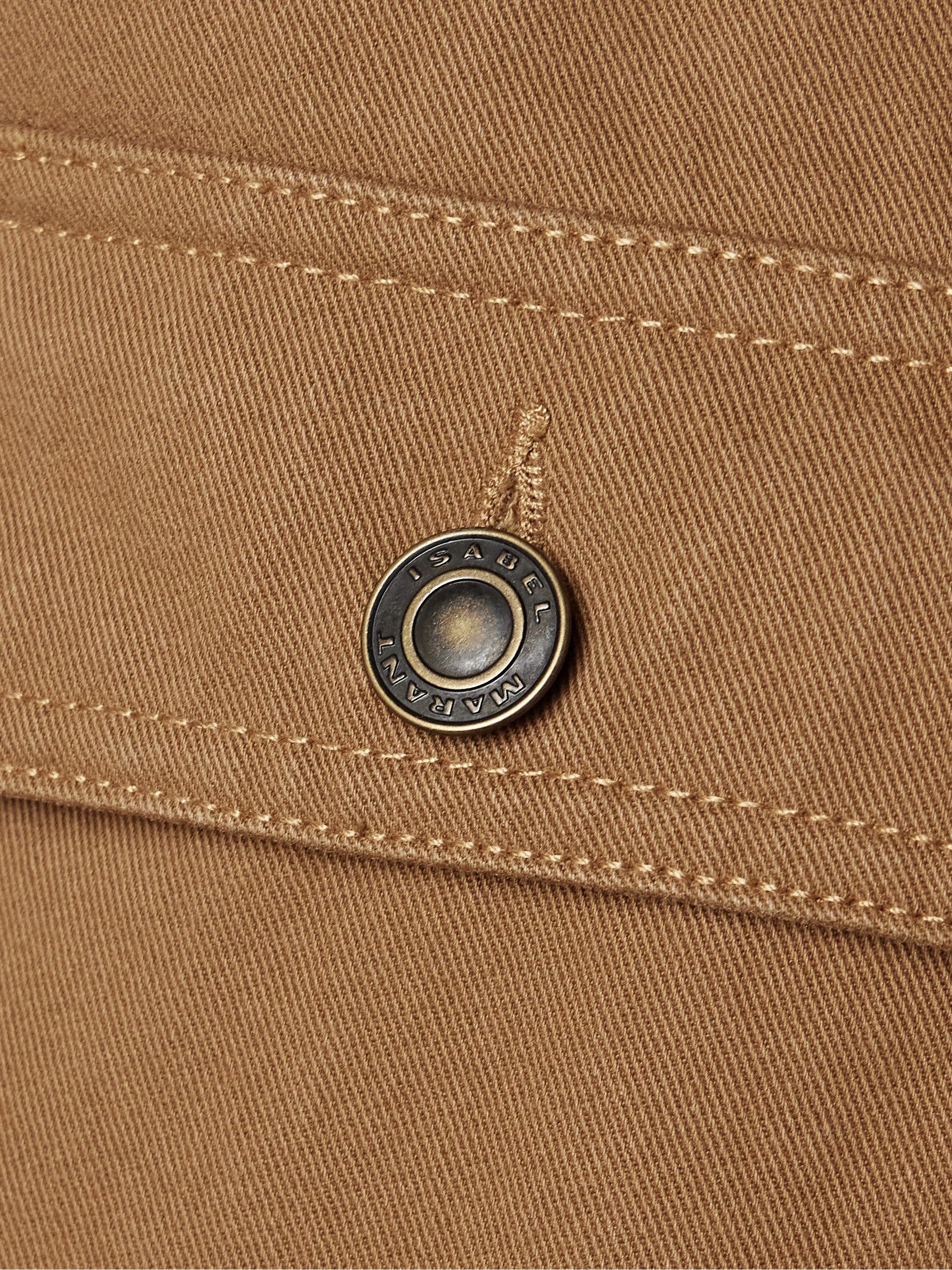 Isabel Marant Ninon corduroy-trimmed cotton-twill jacket thumbnail