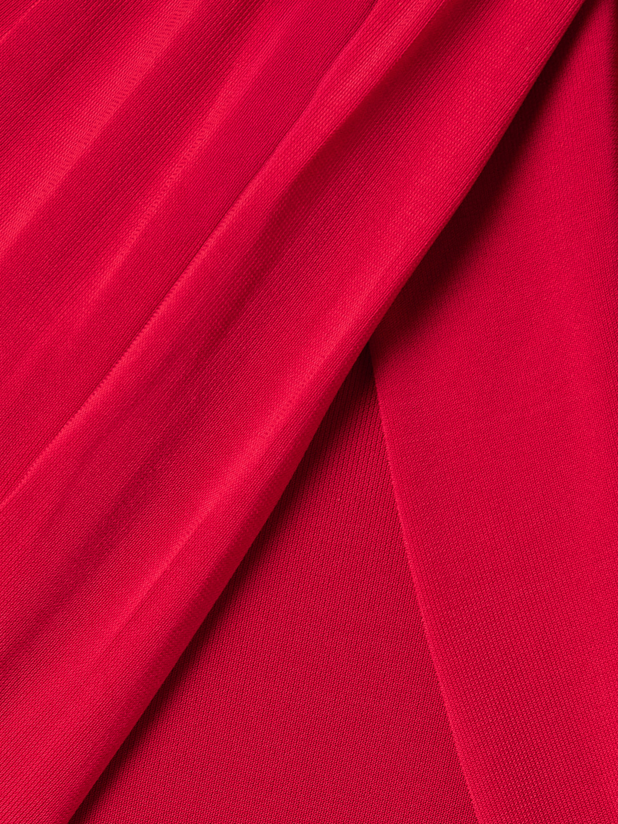 Isabel Marant Galina Asymmetric Gathered Draped Stretch-jersey Dress In Red