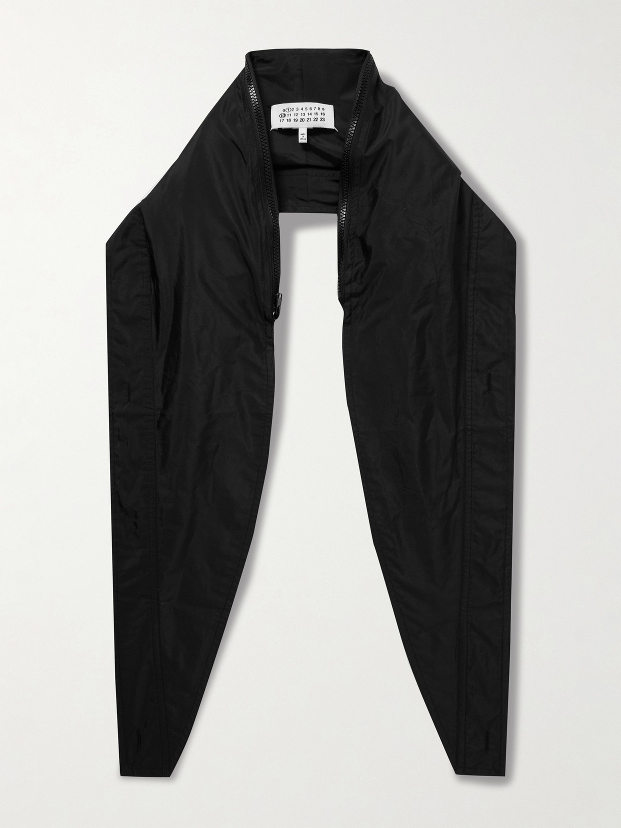 Maison Margiela Shell Head Scarf In Black