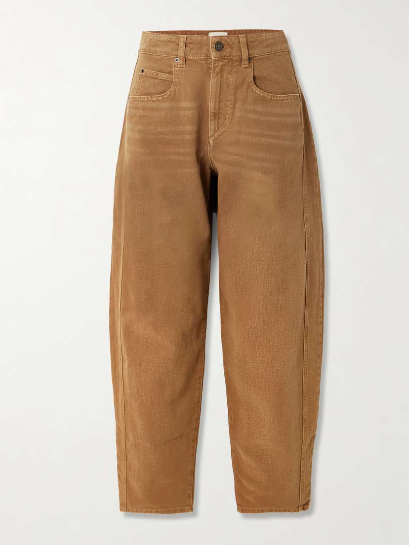 Isabel Marant Oriane Mid-rise Barrel-leg Jeans
