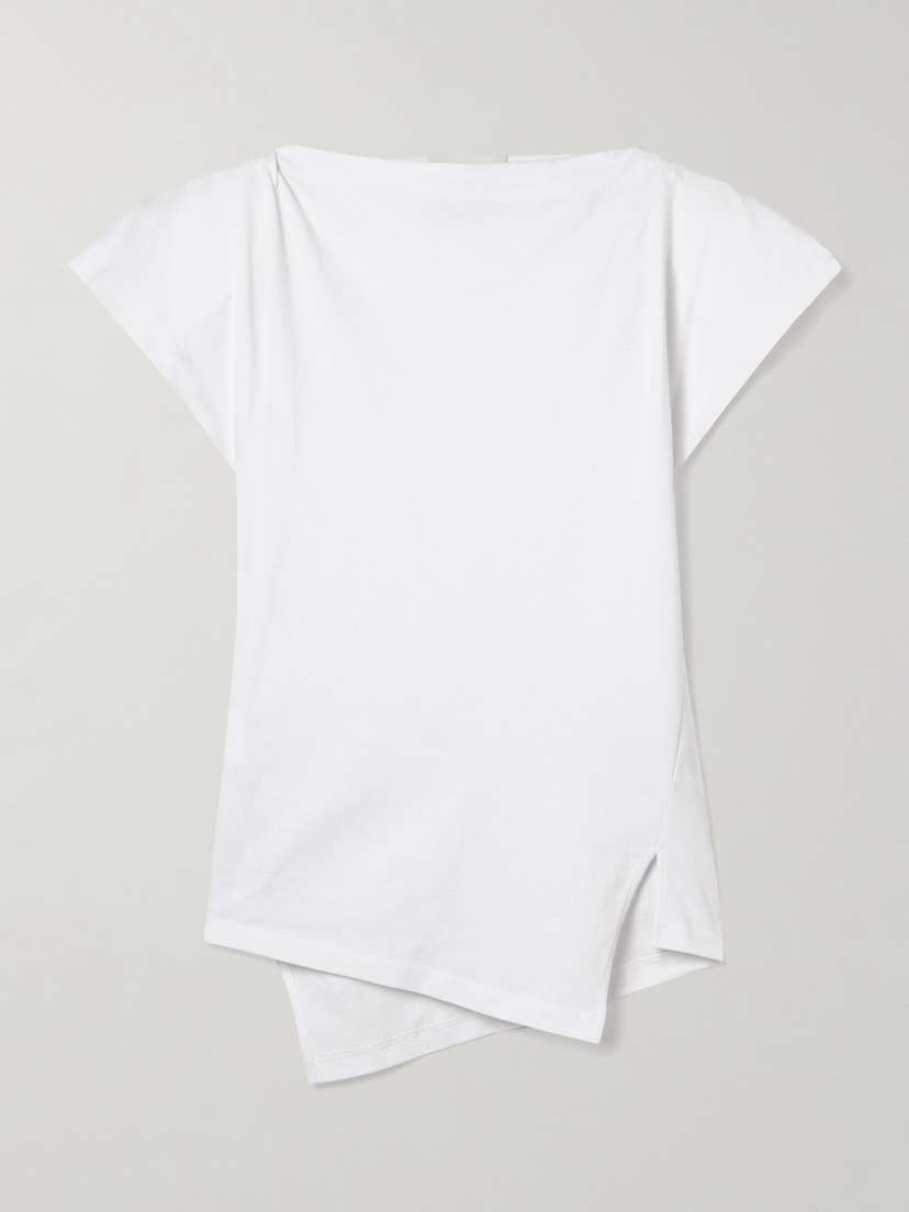 Marant Étoile Sebani Asymmetric Cotton-jersey T-shirt