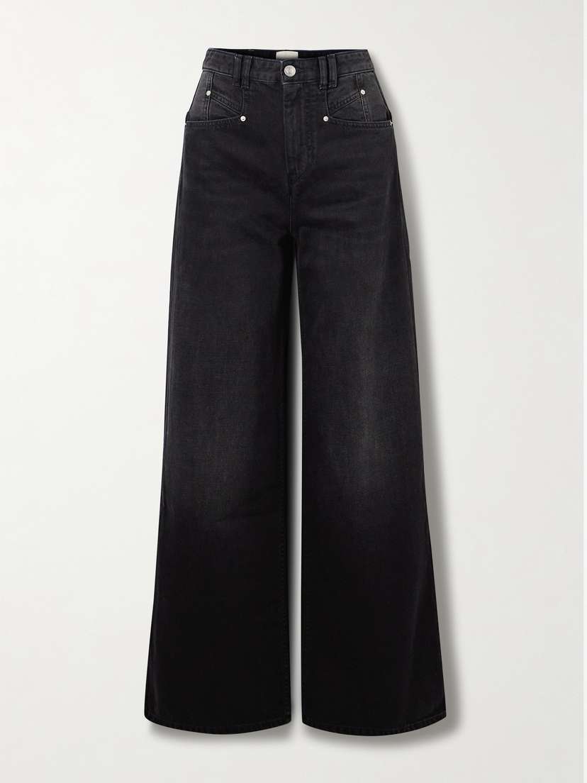 Marant Étoile Lemony High-rise Wide-leg Jeans