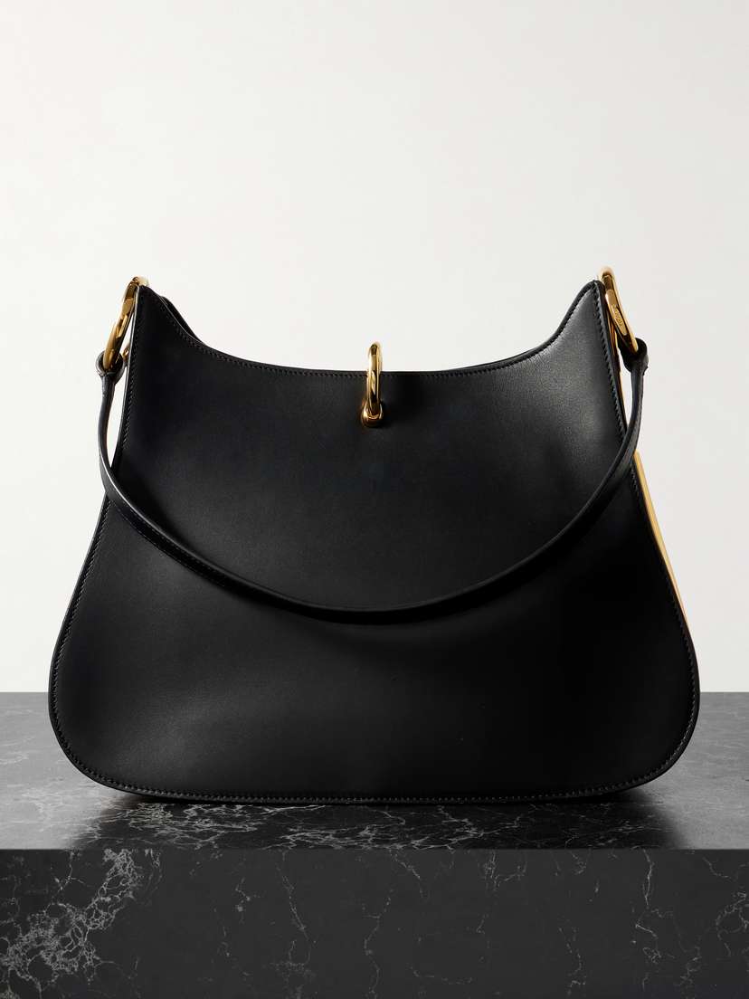 Rabanne Embellished Leather Shoulder Bag