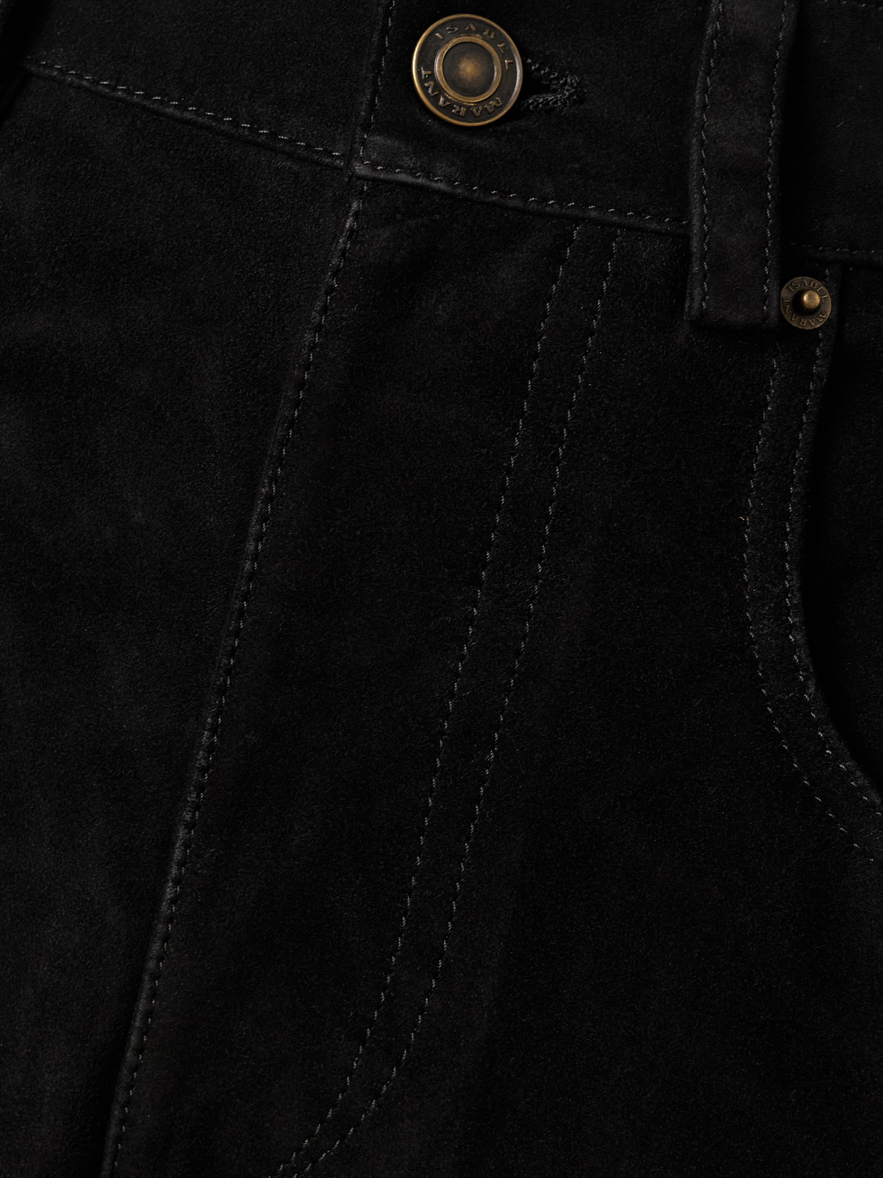 Isabel Marant Darielle Suede Tapered Pants