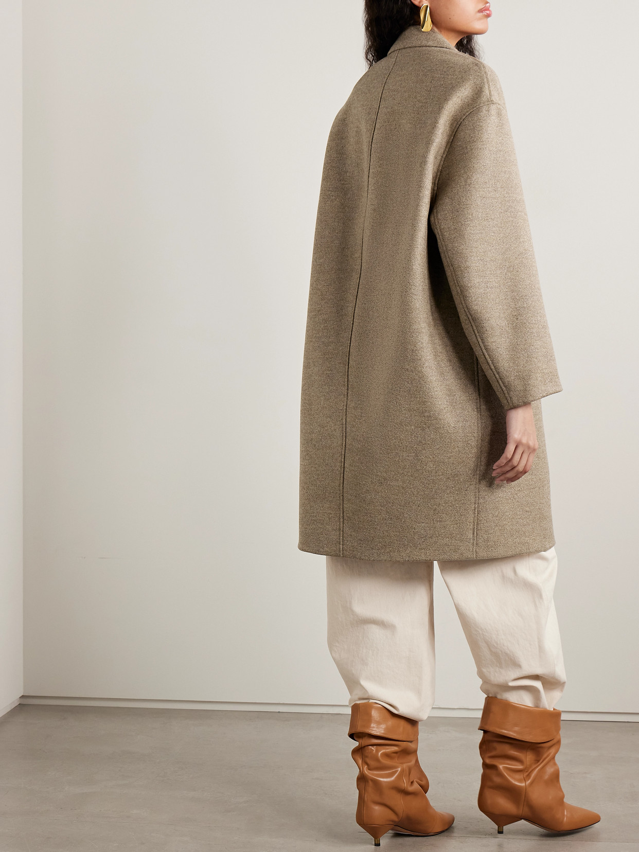 Isabel Marant Efegozi Double-breasted Wool Coat