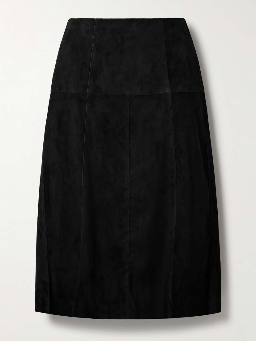 Isabel Marant Devy Suede Midi Skirt