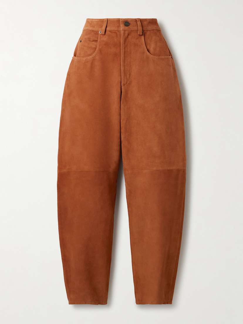 Isabel Marant Darielle Suede Tapered Pants