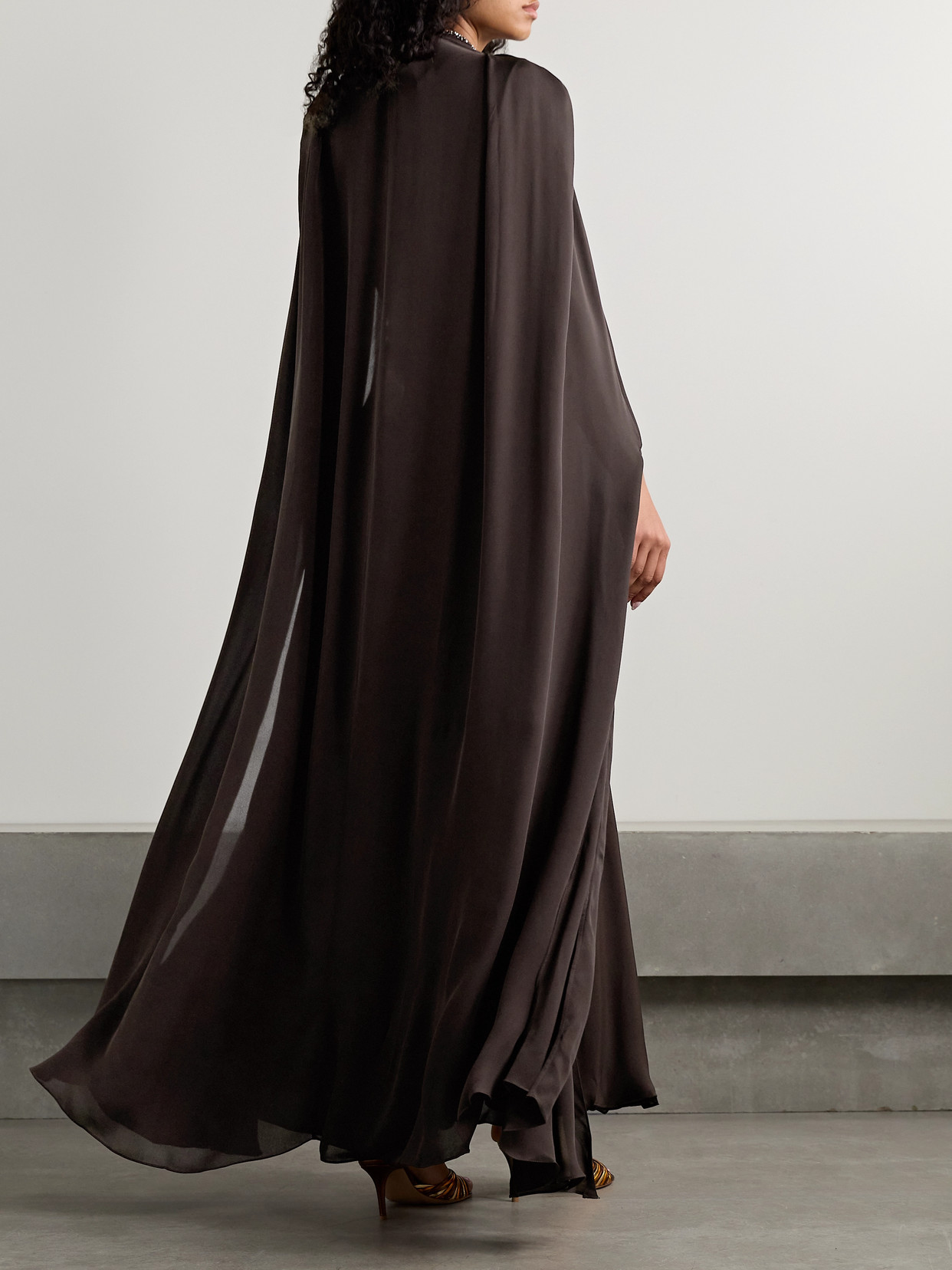 New Destiny Silk-Georgette Cape