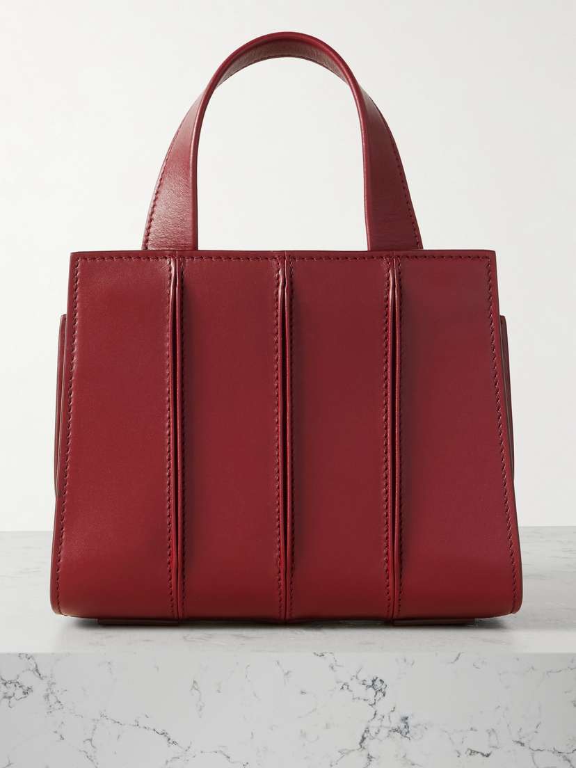 Max Mara Whitney Bag 3 Micro Pleated Leather Tote
