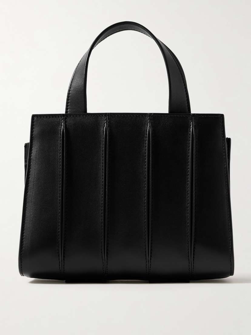 Max Mara Whitney Bag 4 Small Pleated Leather Tote