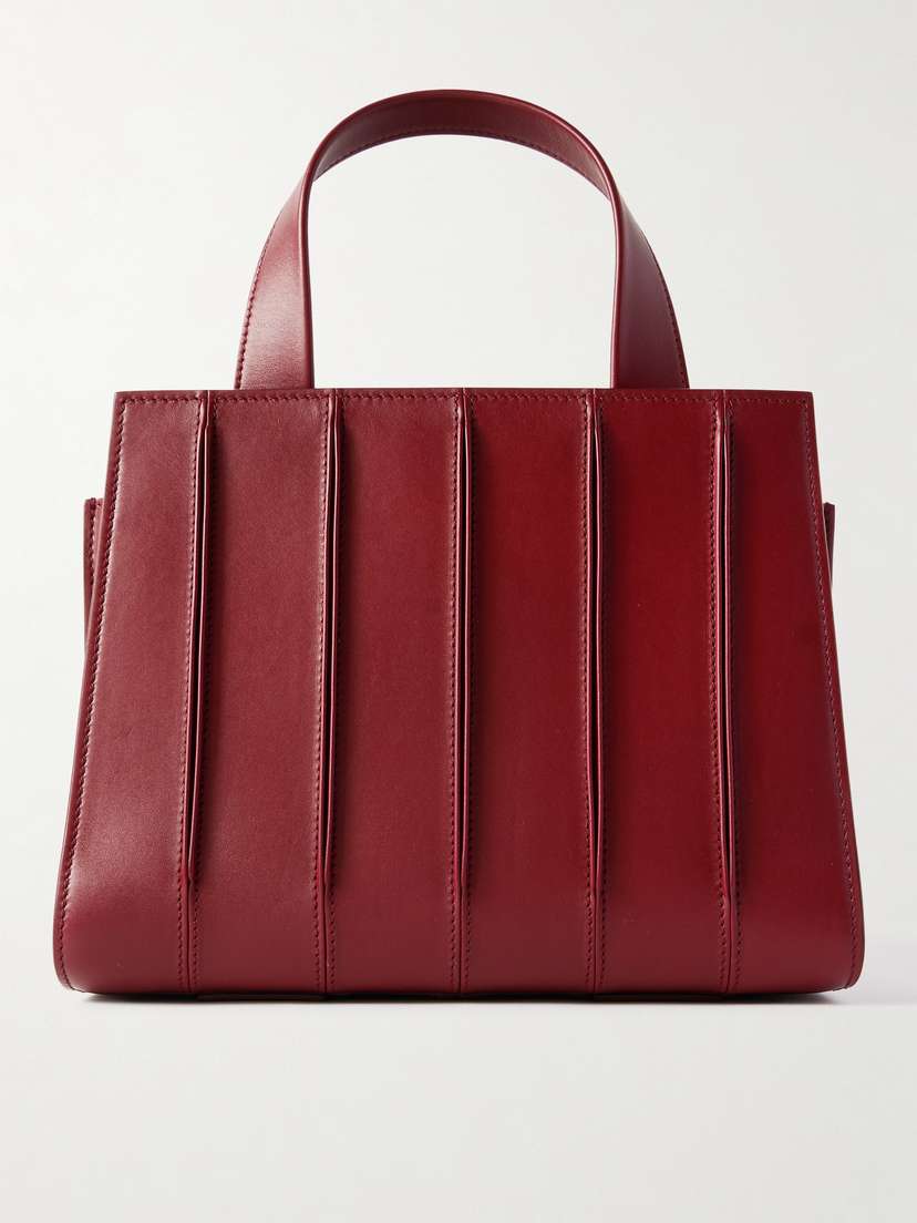 Max Mara Whitney Bag 5 Medium Pleated Leather Tote