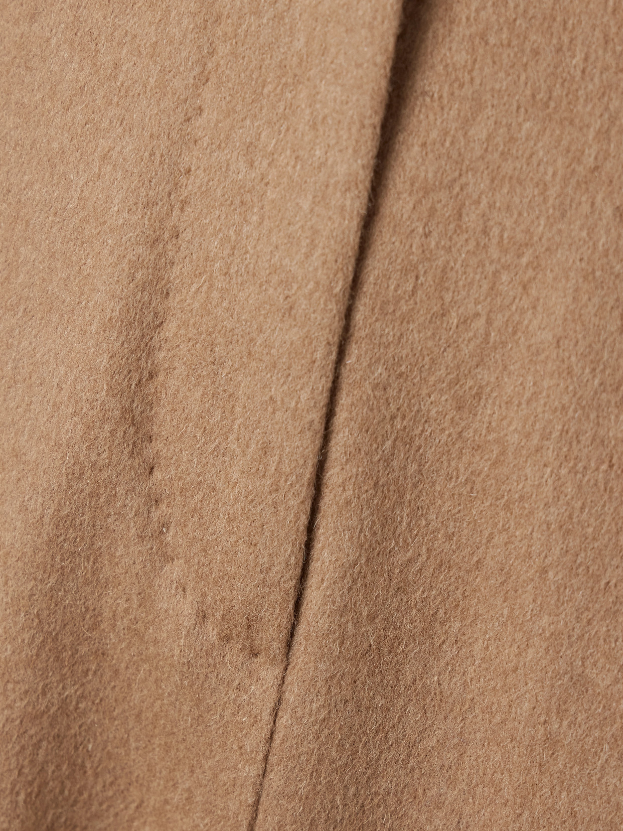 Max Mara Camel Hair Straight-leg Pants In Gold