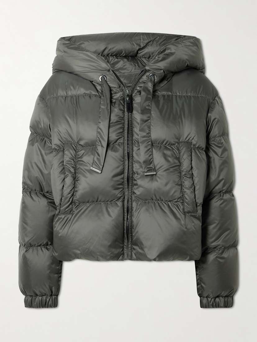 Max Mara The Cube Seie Hooded Quilted Shell Down Jacket