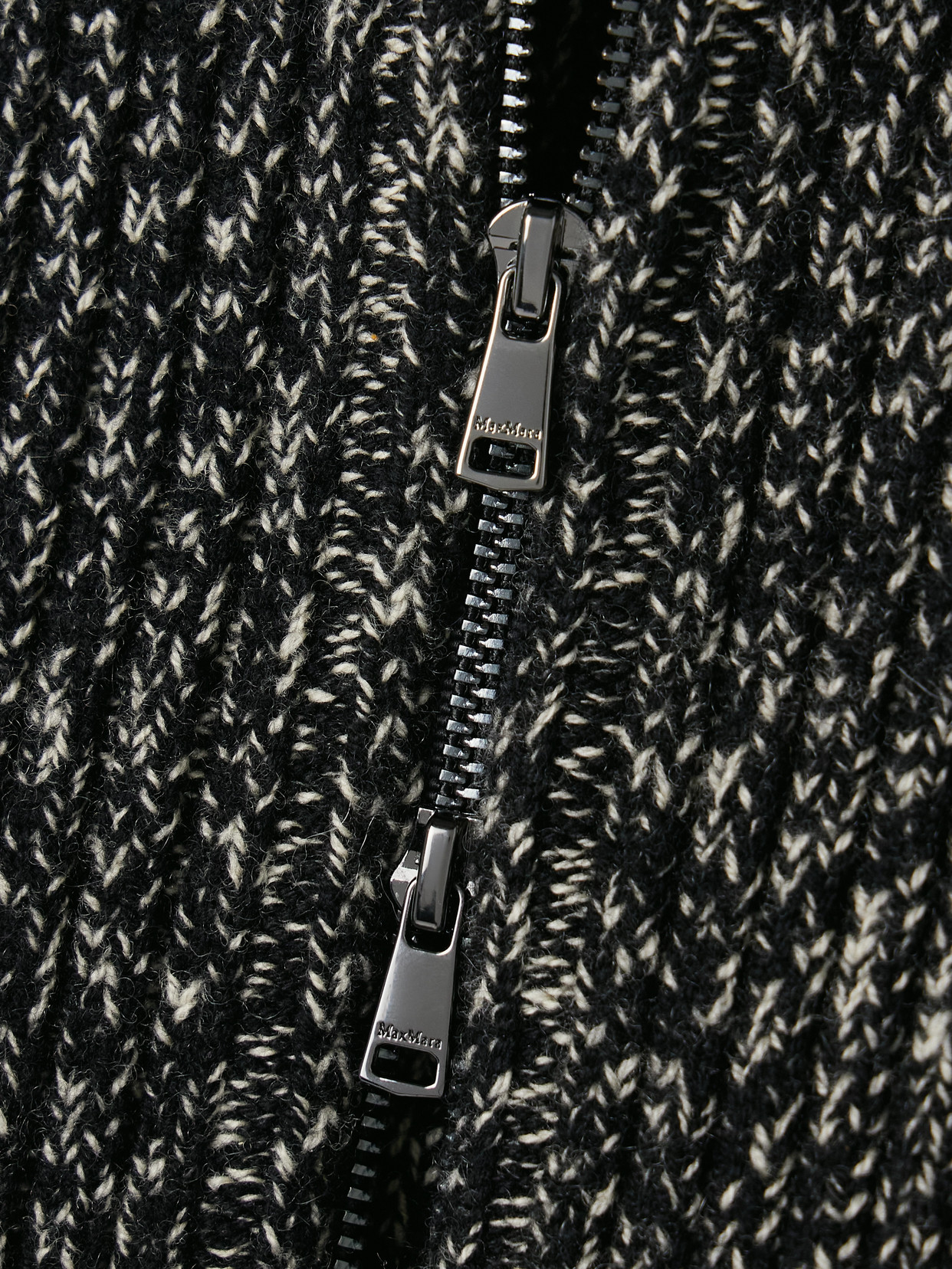 Max Mara Kim Wool And Cashmere-blend Cardigan In Gray