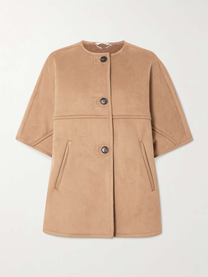 Max Mara — Zaza brushed cape