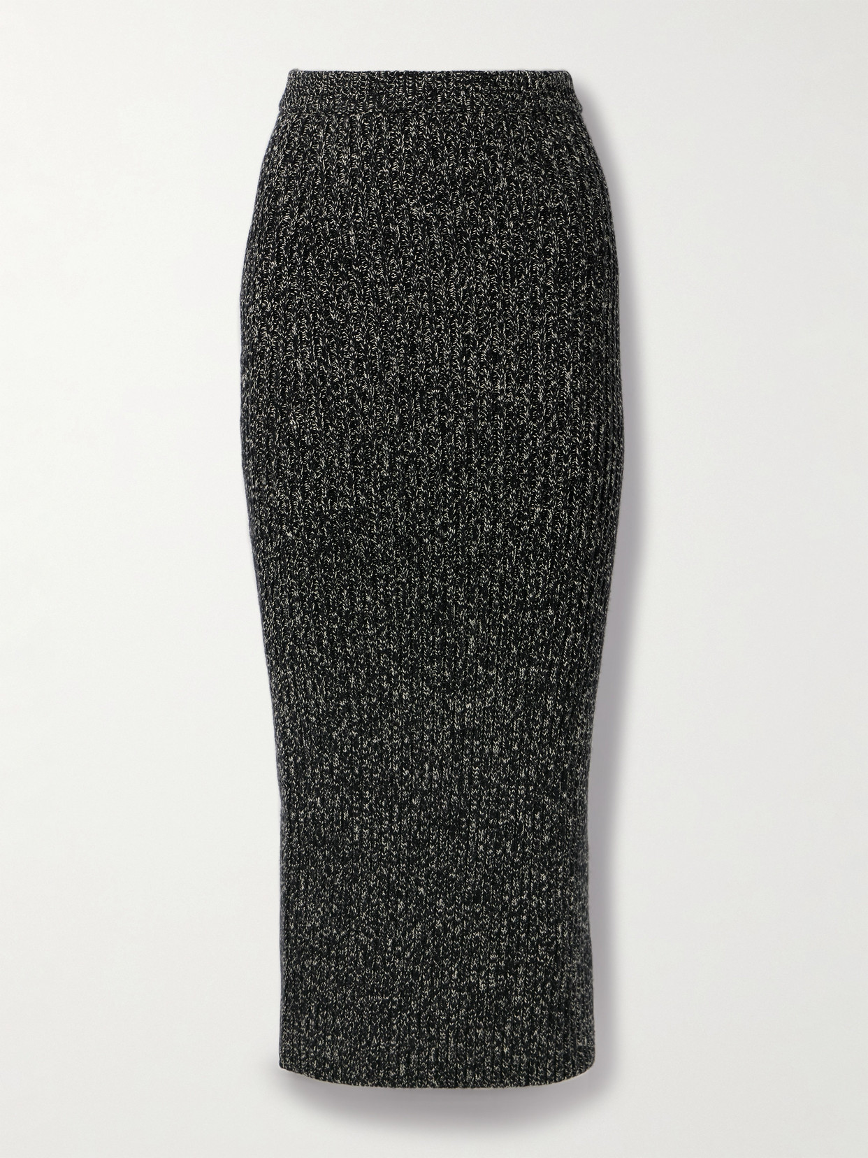 Max Mara Rodano Wool-blend Midi Skirt In Gray