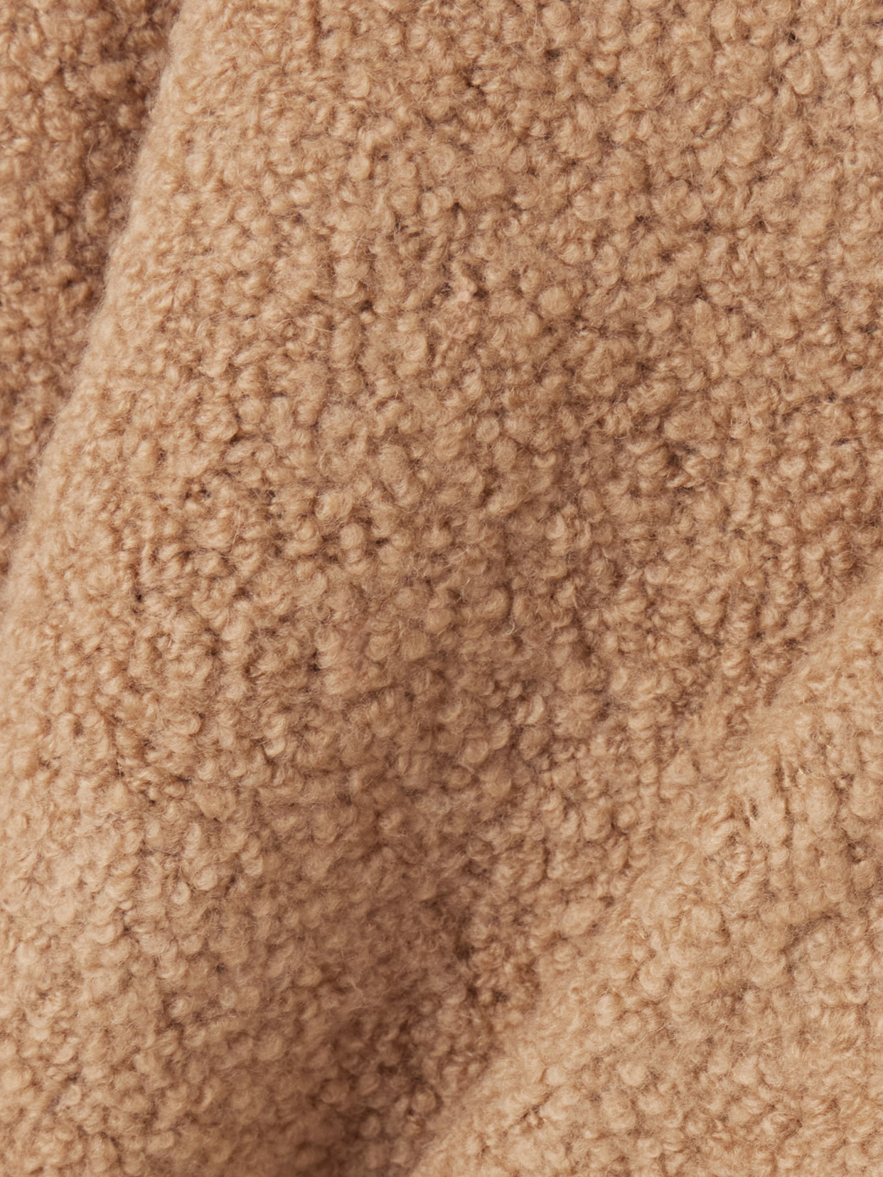Max Mara Pantera Camel Hair And Silk-blend Bouclé Sweater In Brown
