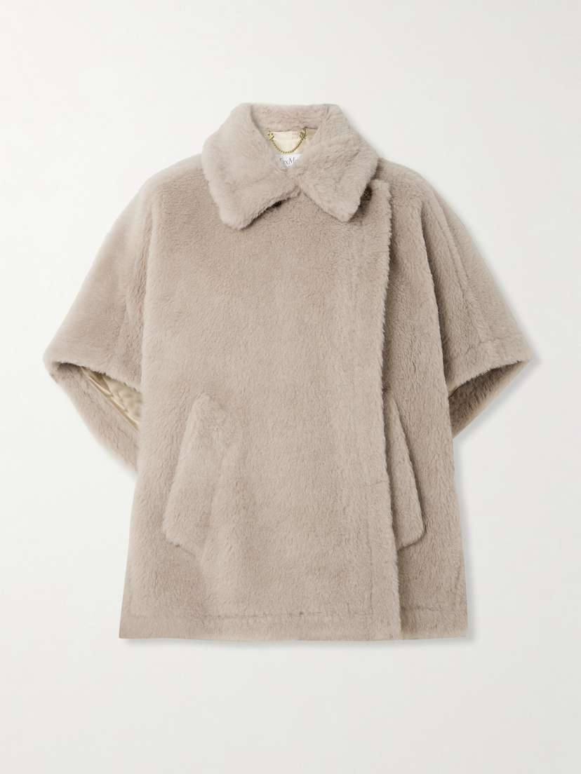 Max Mara Tebe Alpaca-blend Cape