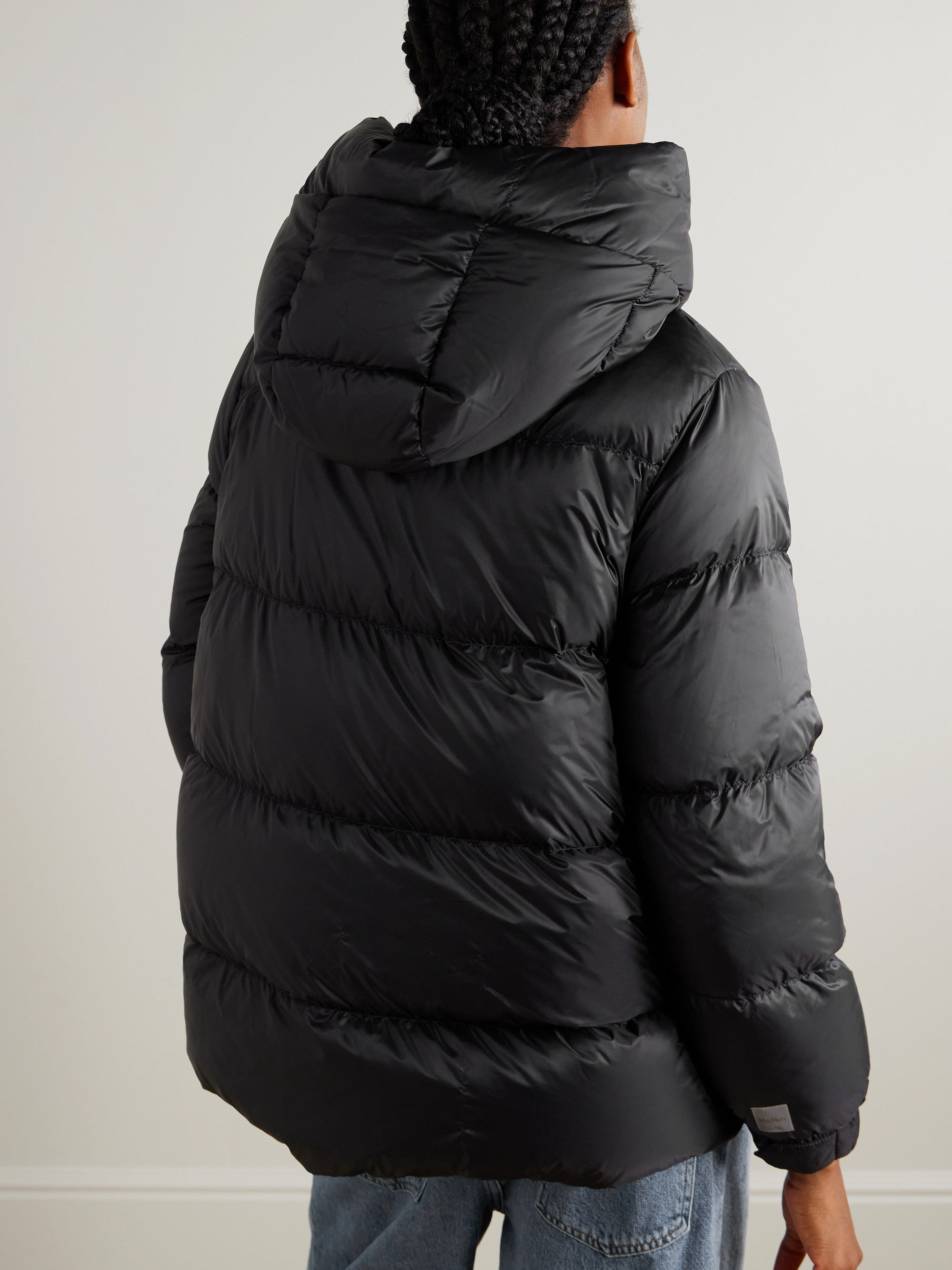 Max Mara - The Cube Seia hooded padded shell down coat | Plush
