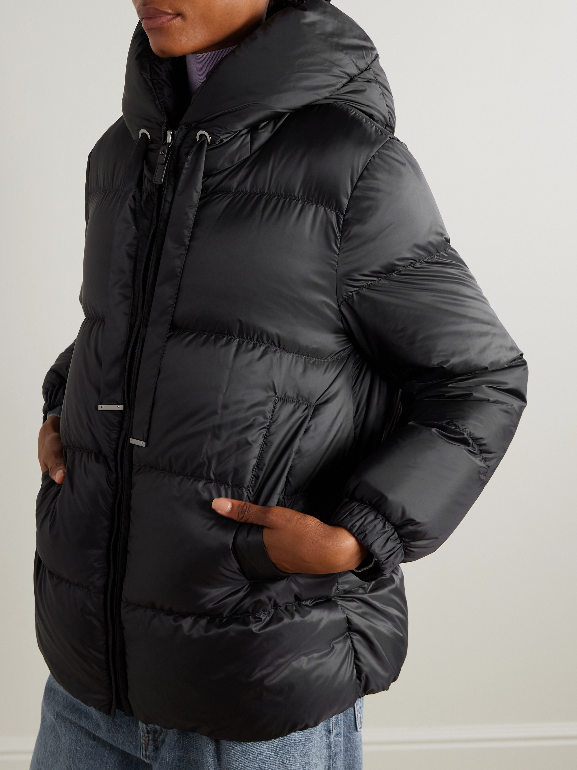 Max Mara - The Cube Seia hooded padded shell down coat | Plush