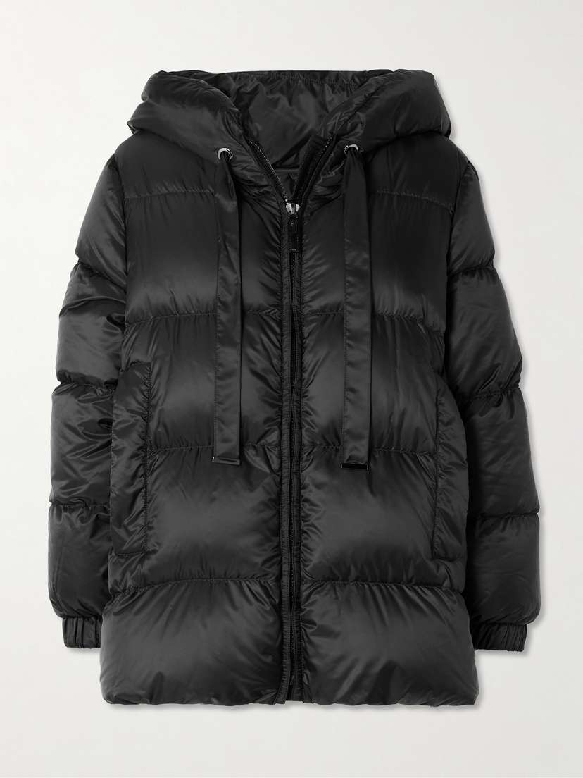 Max Mara The Cube Seia Hooded Padded Shell Down Coat