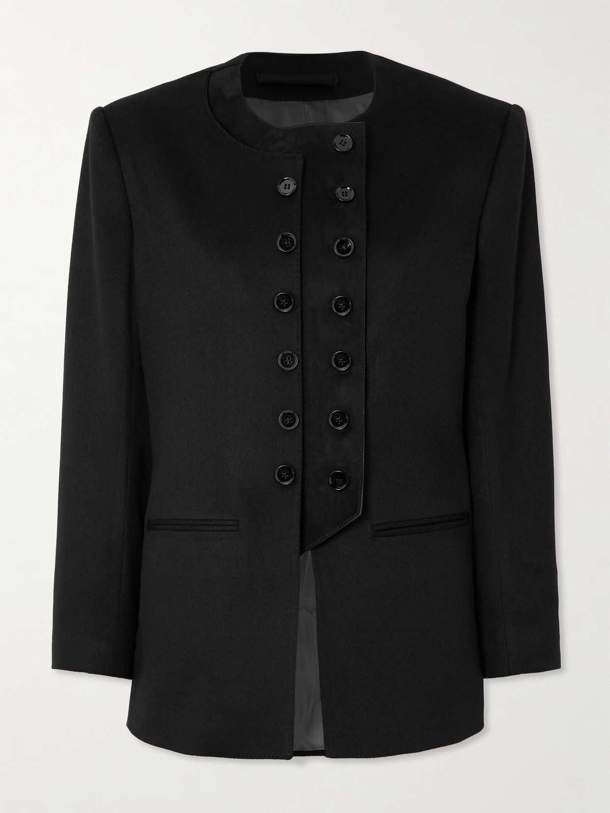 Giuliva Heritage Lara Cashmere Blazer In Black