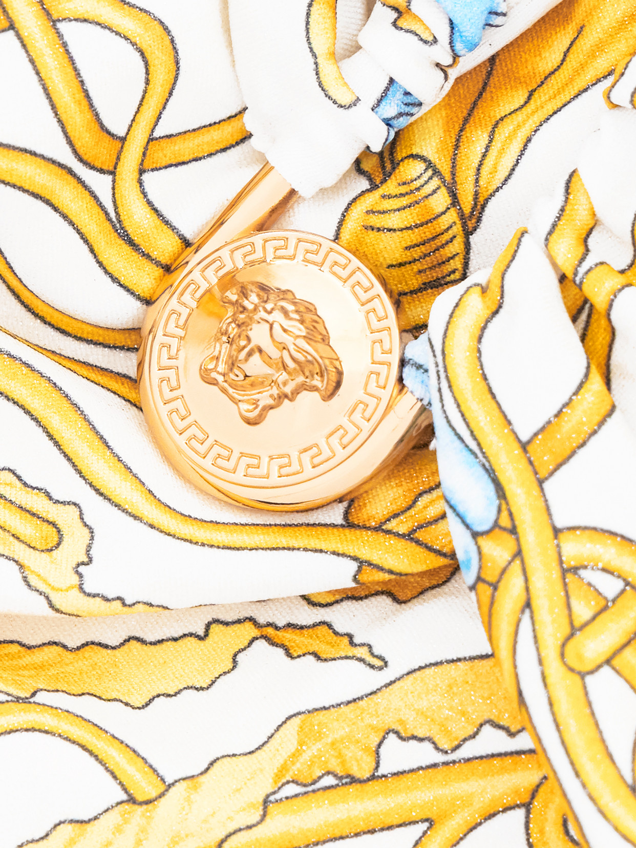 Versace Embellished Printed Bikini Briefs