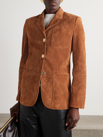 Versace Suede blazer
