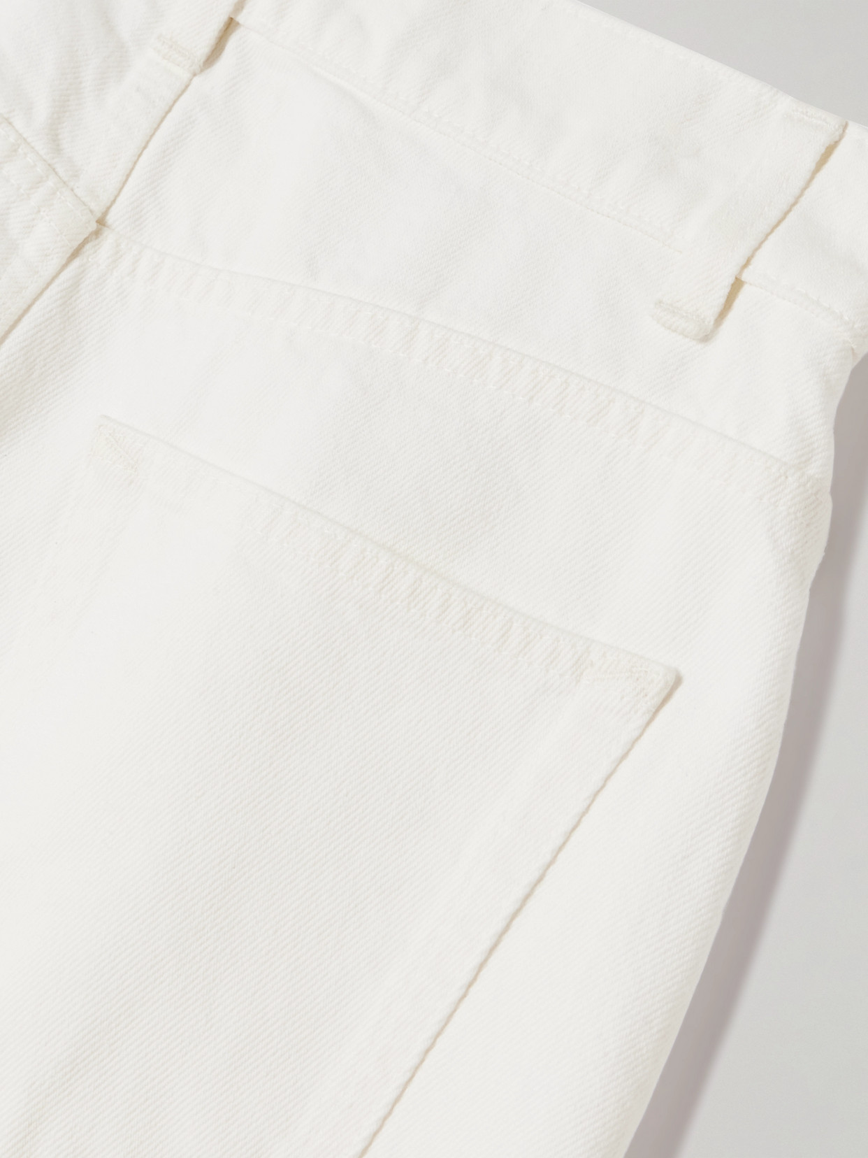 Gabriela Hearst Willa High-rise Bootcut Recycled Jeans In White